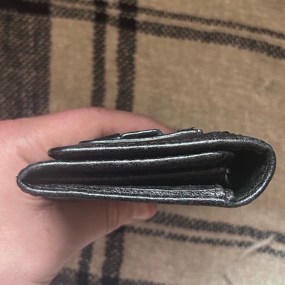 Rare Vintage Authentic Chloe Black Saskia Leather Long Wallet - Excellent Cond - Picture 12 of 14